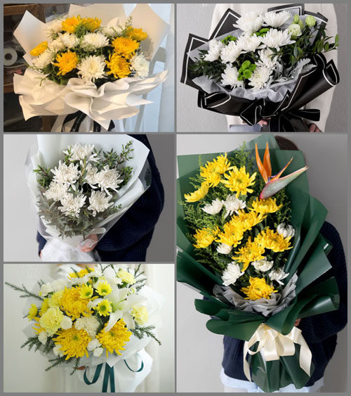 贵州贵阳云岩区普陀社区服务中心白事花束代送